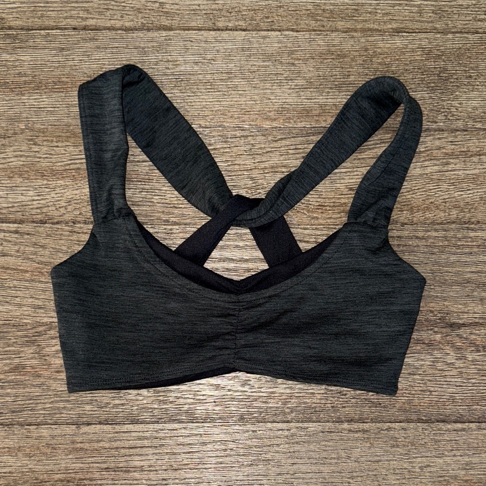 Free People Movement Zen Again Sports Bra Black